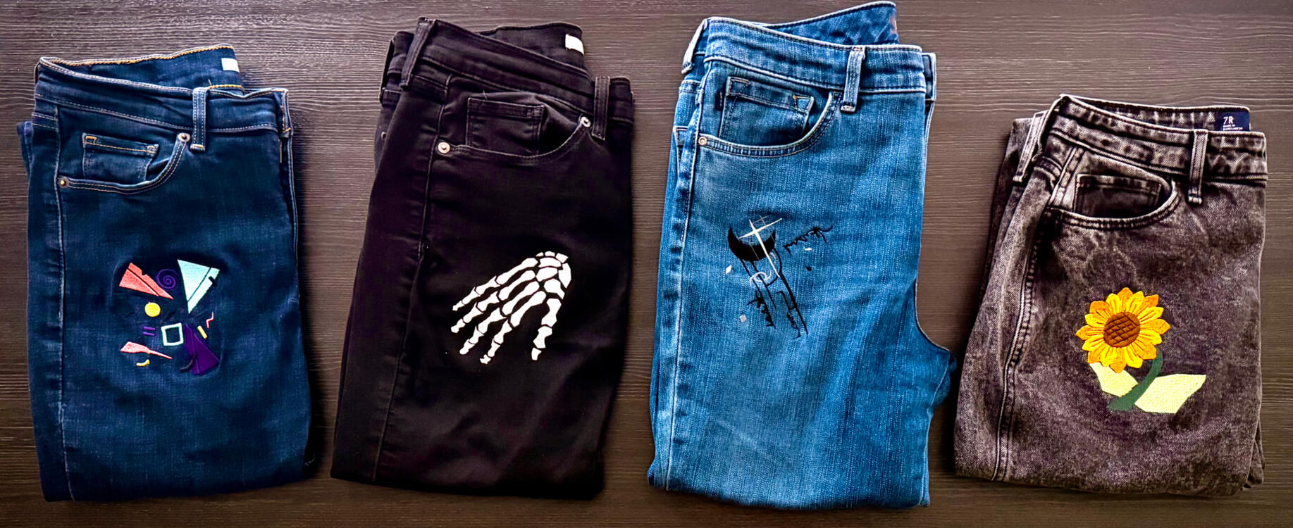 Embroidered Pants Collection Embroidered Pants Collection